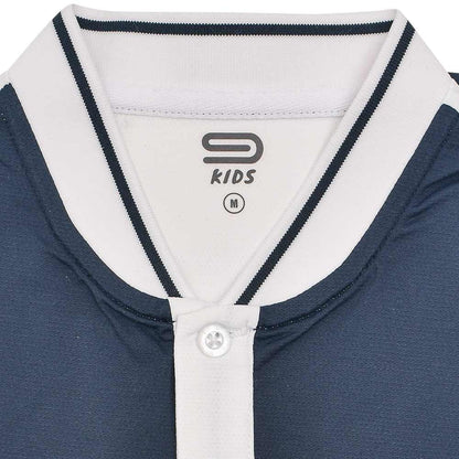 9NINE Navy Kids Golf Polo Shirt - Supersports Thailand