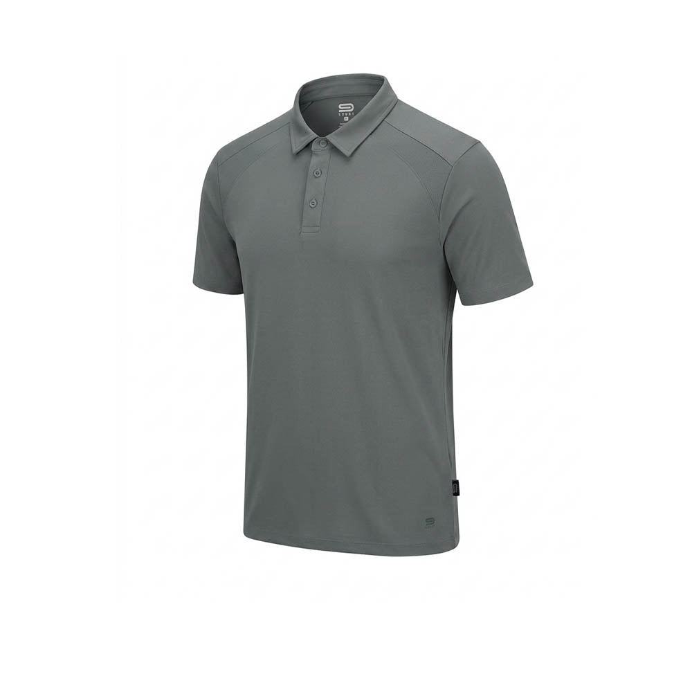 9NINE Grey Men's Badminton Polo Shirt - Supersports Thailand Supersports Thailand