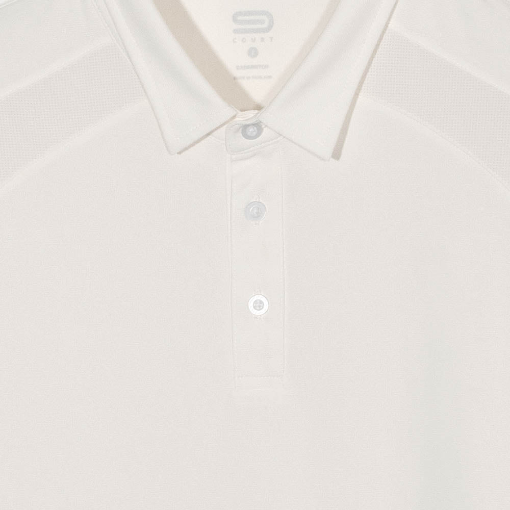 9NINE White Men's Badminton Polo Shirt - Supersports Thailand Supersports Thailand