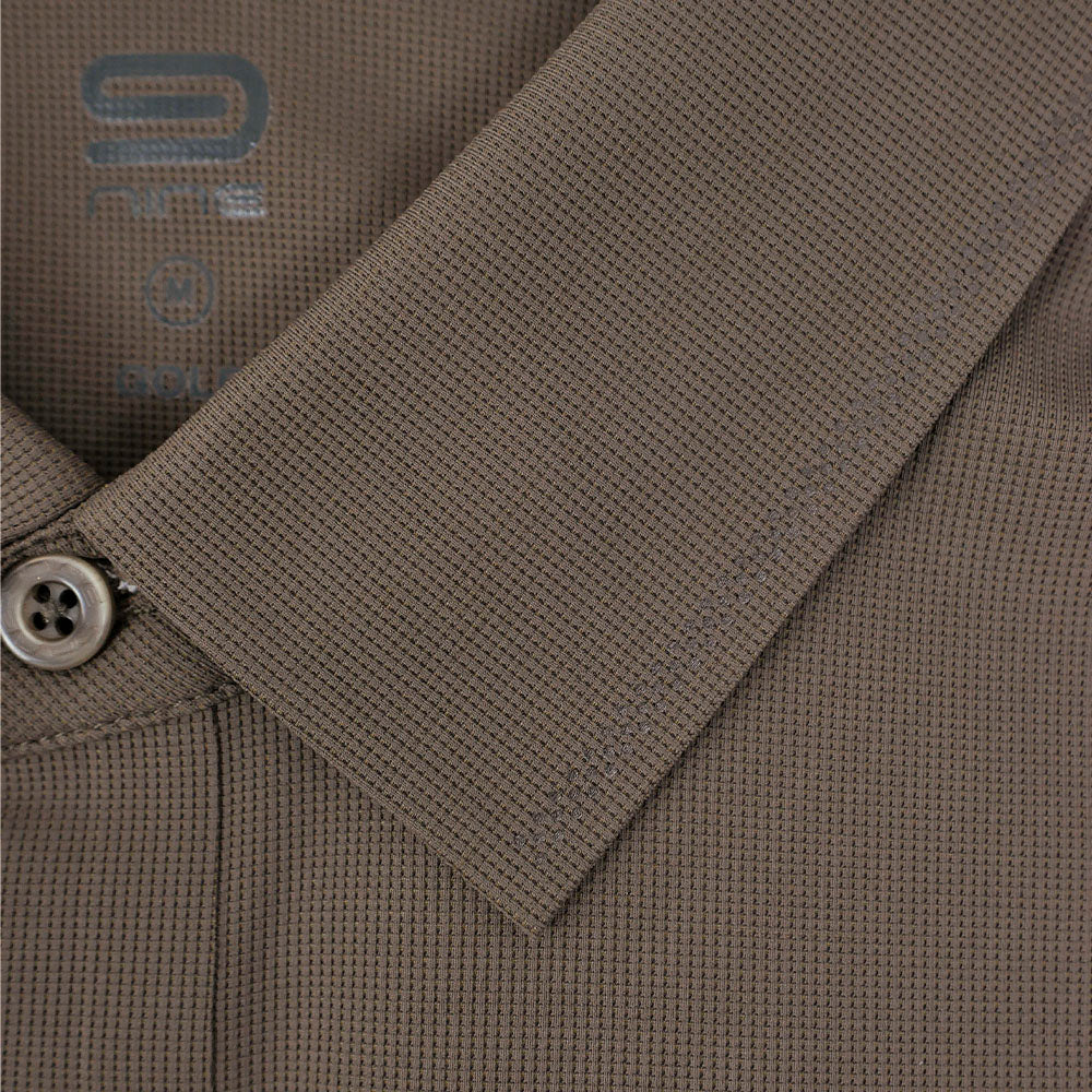 9NINE Brown เสื้อโปโลกอล์ฟผู้ชาย Supersports Thailand