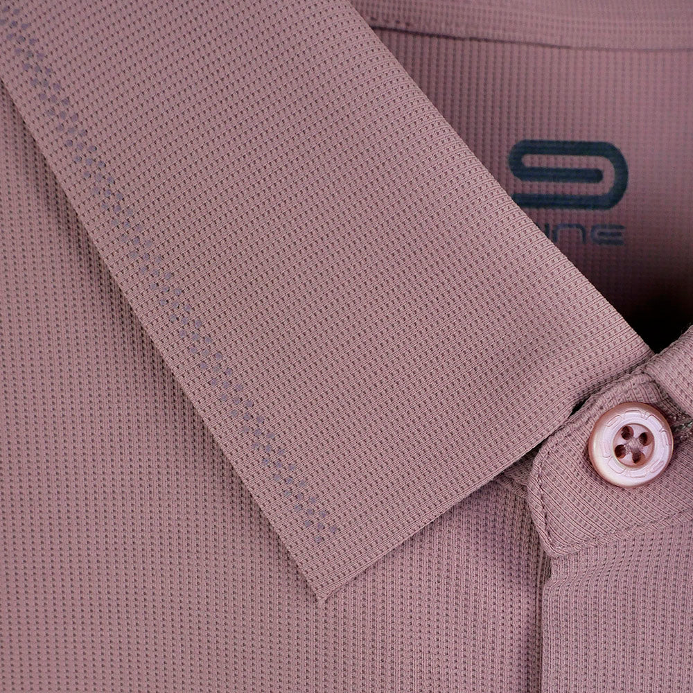 9NINE Pink เสื้อโปโลกอล์ฟผู้ชาย Supersports Thailand