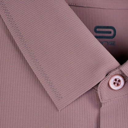 9NINE Pink เสื้อโปโลกอล์ฟผู้ชาย