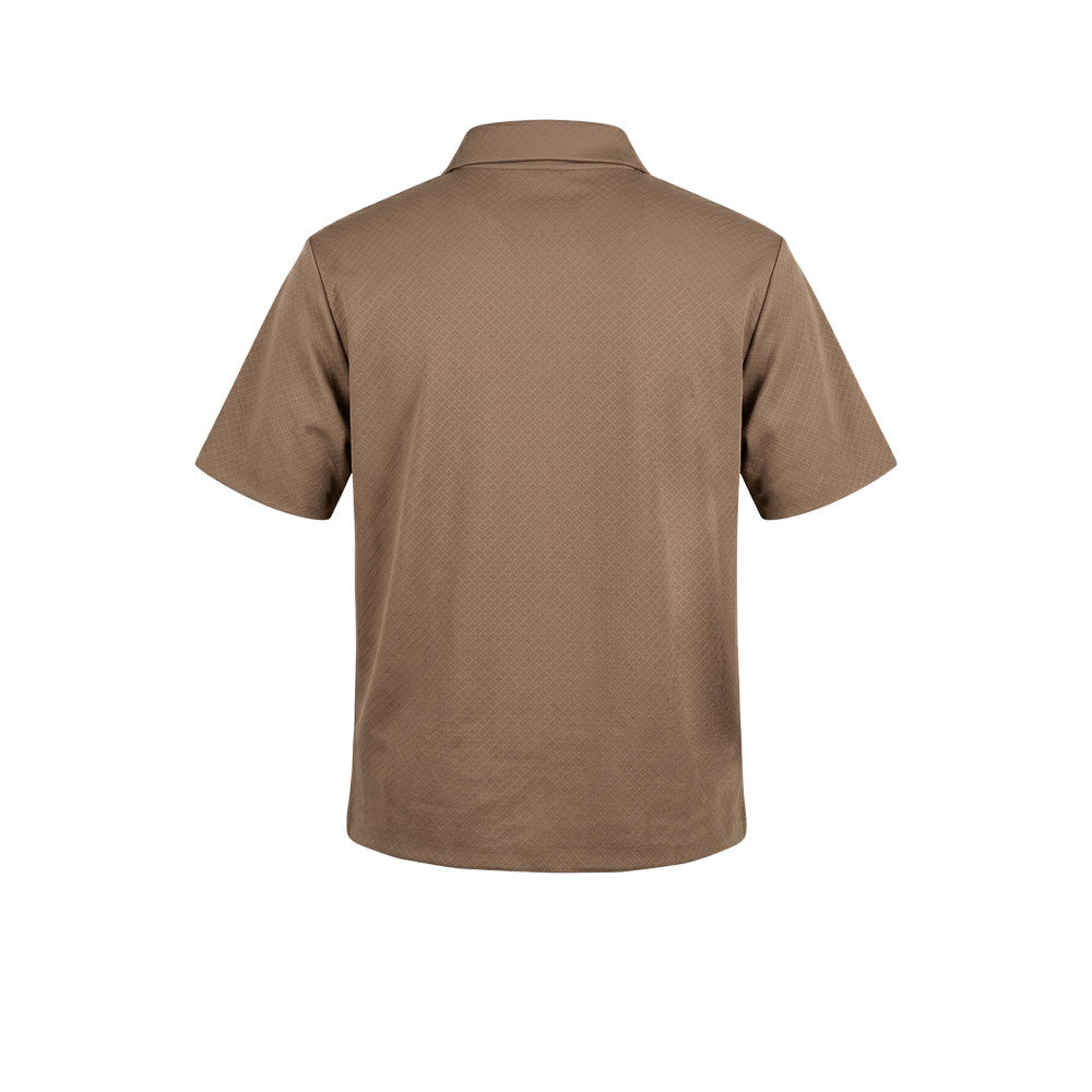 9NINE Brown เสื้อโปโลกอล์ฟผู้ชาย Supersports Thailand