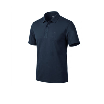 9NINE Navy เสื้อโปโลกอล์ฟผู้ชาย