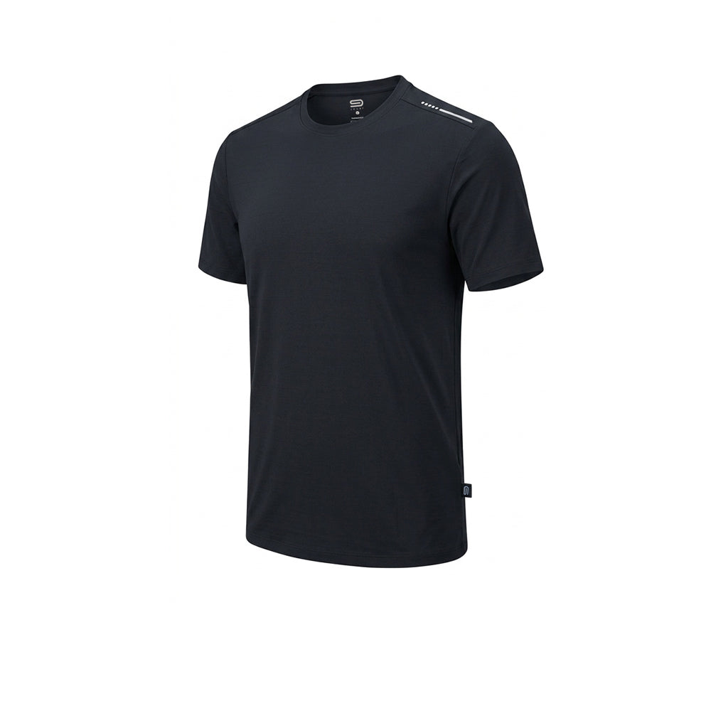 9NINE Black 02 Men's Badminton T-Shirt Supersports Thailand