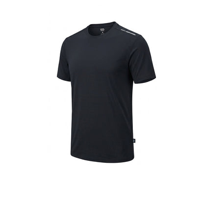 9NINE Black 02 Men's Badminton T-Shirt