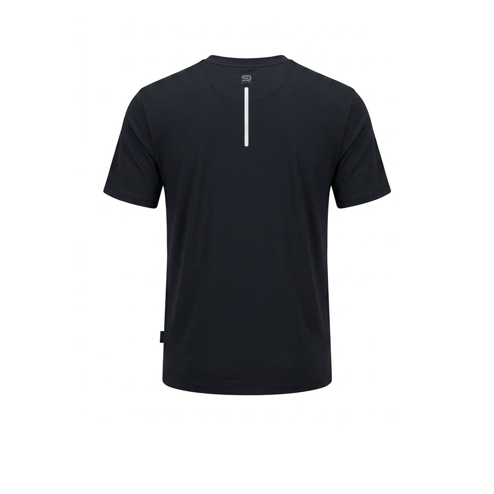 9NINE Black 02 Men's Badminton T-Shirt Supersports Thailand