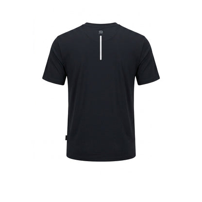 9NINE Black 02 Men's Badminton T-Shirt