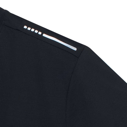 9NINE Black 02 Men's Badminton T-Shirt
