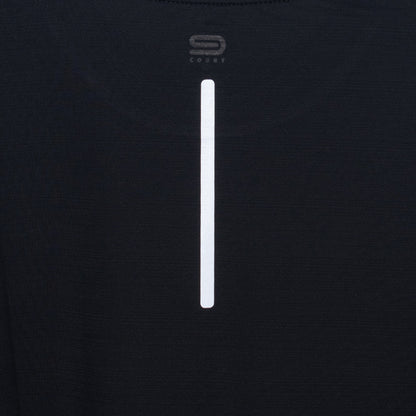9NINE Black 02 Men's Badminton T-Shirt