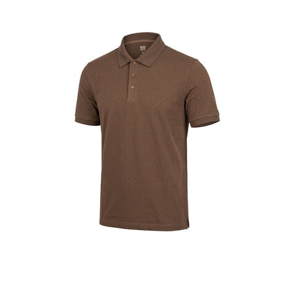 9NINE Brown เสื้อโปโลกอล์ฟผู้ชาย