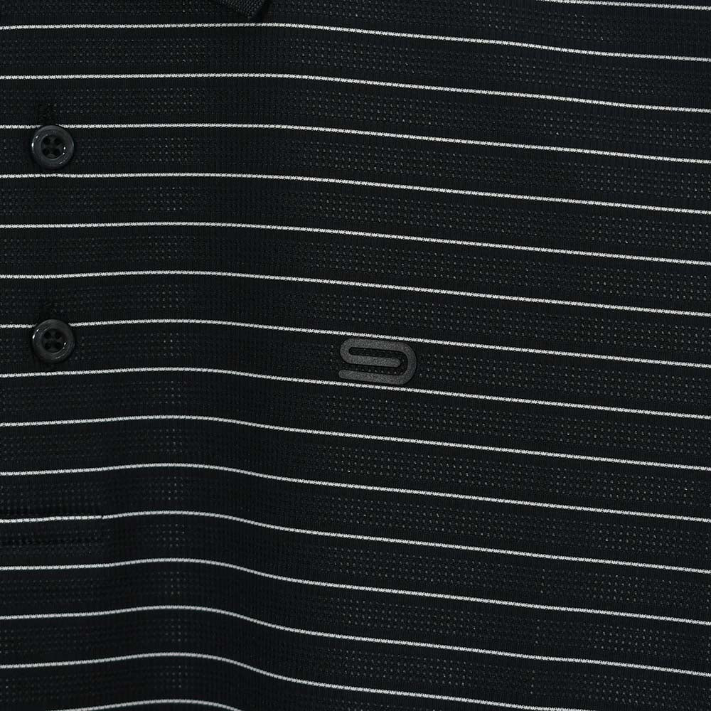 9NINE Black Men's Golf Polo Shirt - Supersports Thailand