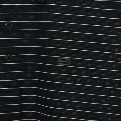 9NINE Black Men's Golf Polo Shirt - Supersports Thailand