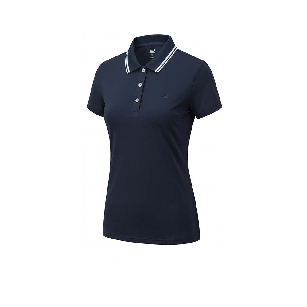 9NINE Navy Women's Golf Polo Shirt - Supersports Thailand
