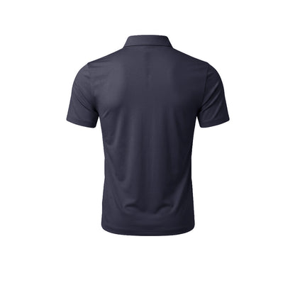 9NINE Navy เสื้อโปโลกอล์ฟผู้ชาย