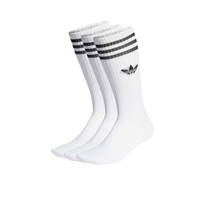 ADIDAS ORIGINALS Solid Crew ถุงเท้าผู้ใหญ่ (แพ็ค 3 คู่)