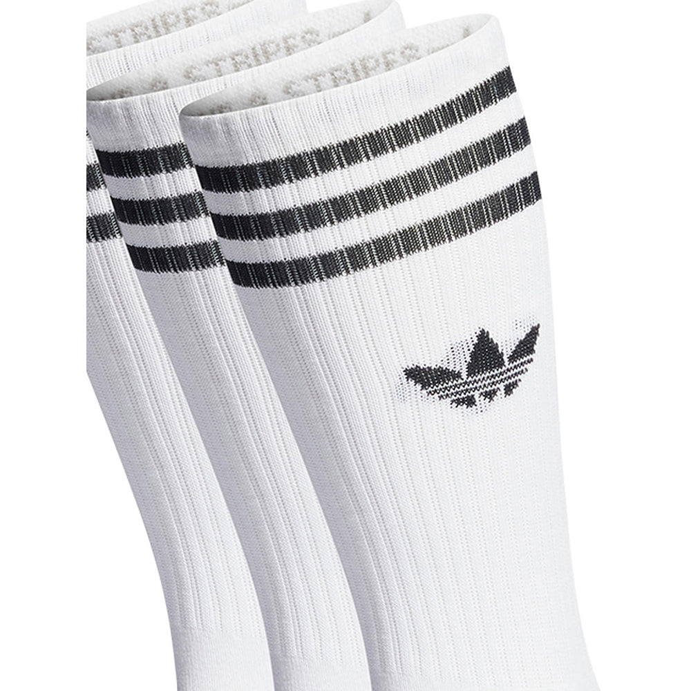 ADIDAS ORIGINALS Solid Crew ถุงเท้าผู้ใหญ่ (แพ็ค 3 คู่)