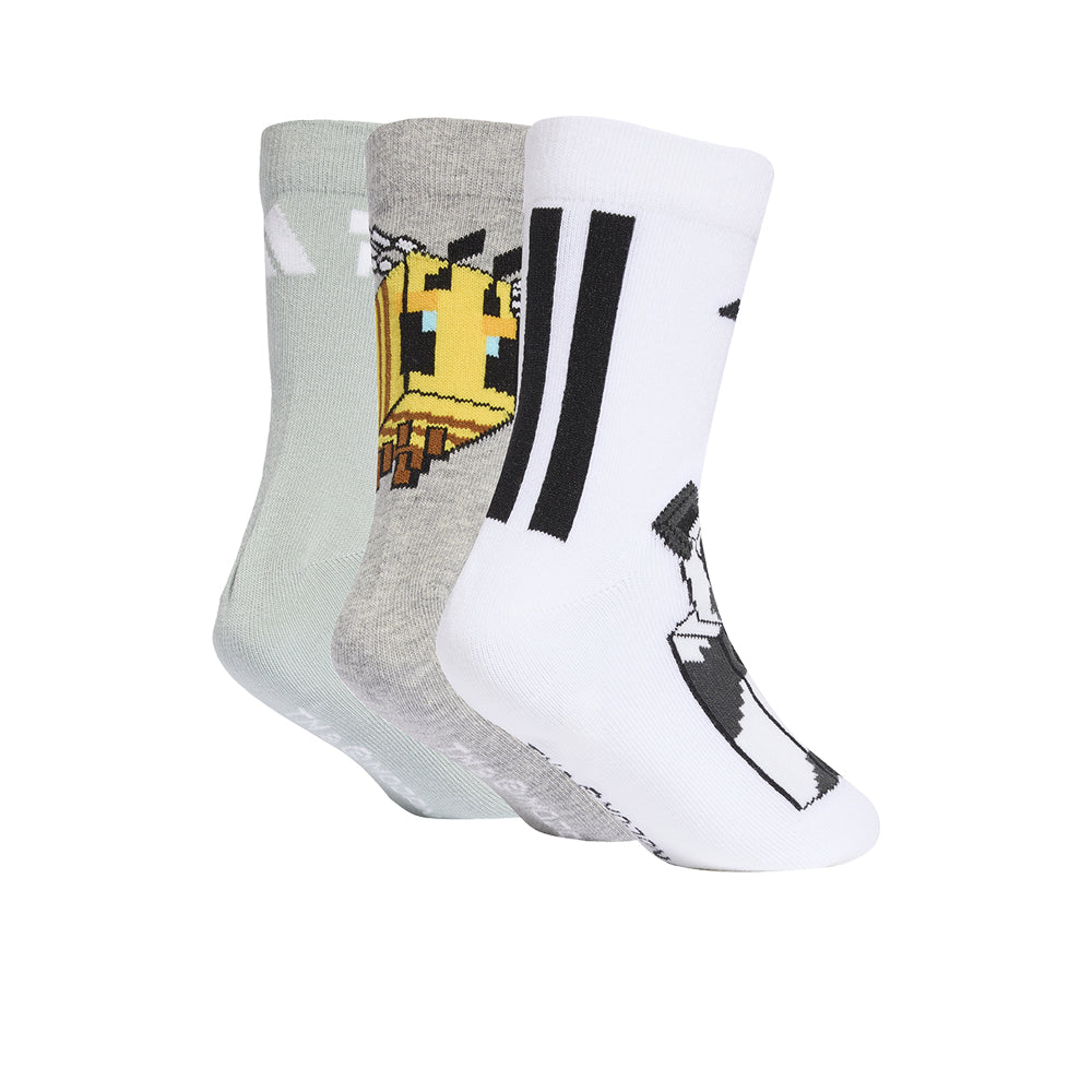 ADIDAS Minecraft Kids Socks (3 Pairs) - Supersports Thailand Supersports Thailand
