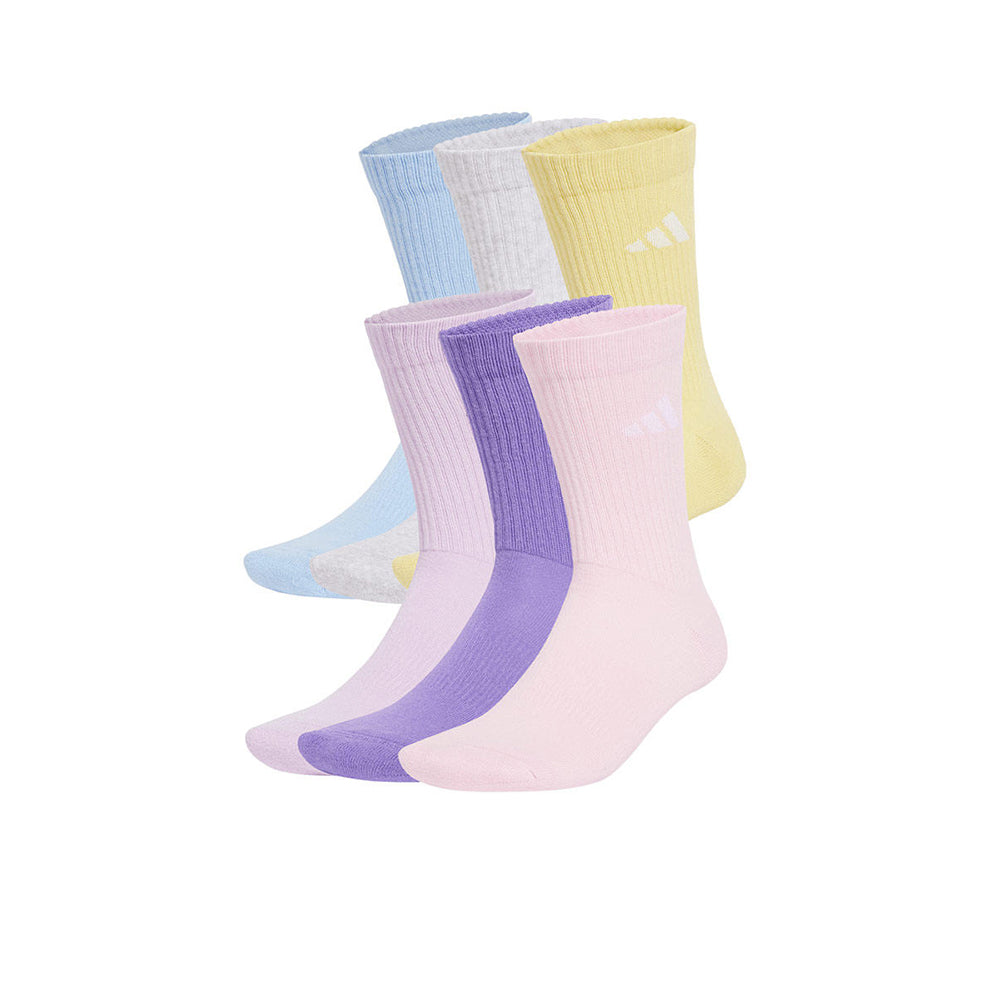 ADIDAS Cushioned Crew Unisex Socks (6 Pairs) - Supersports Thailand