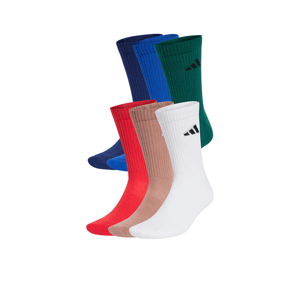 ADIDAS Cushioned Crew Unisex Socks (6 Pairs) - Supersports Thailand