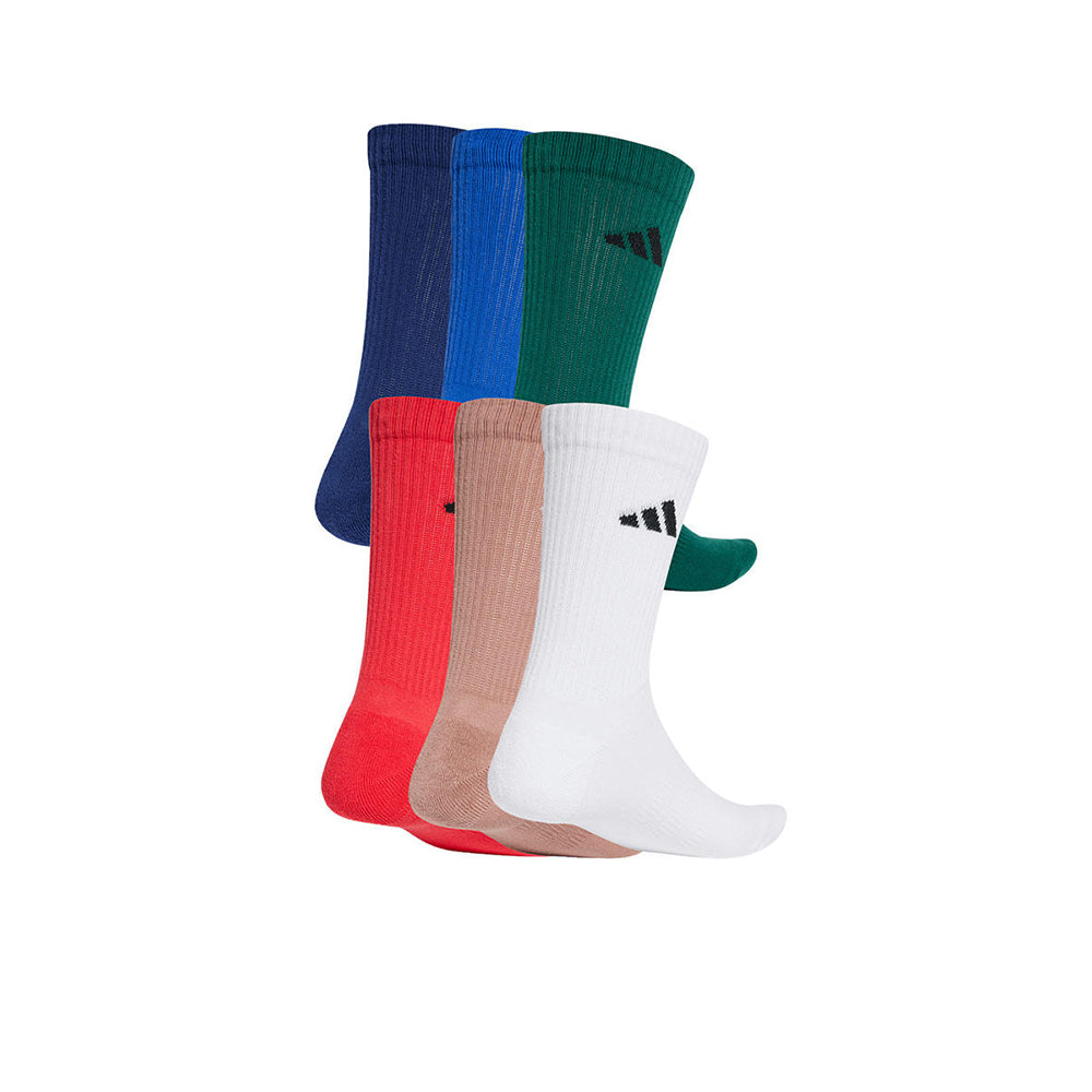 ADIDAS Cushioned Crew Unisex Socks (6 Pairs) - Supersports Thailand