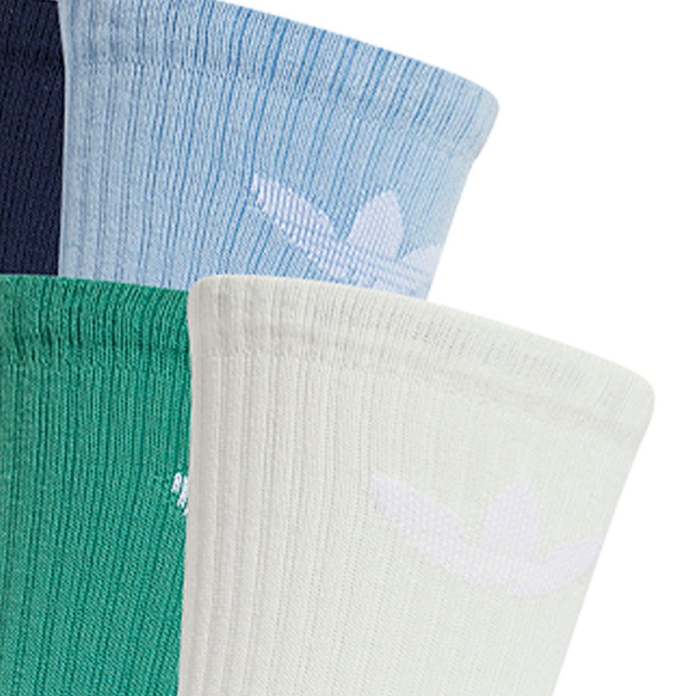 ADIDAS ORIGINALS Trefoil Cushion Crew Unisex Socks (6 Pairs) - Supersports Thailand Supersports Thailand