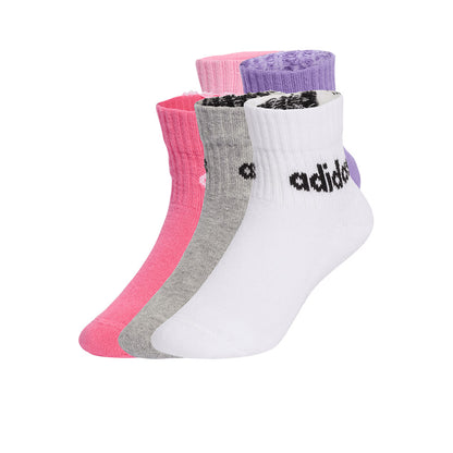 ADIDAS Linear Ankle ถุงเท้าเด็ก (แพ็ค 5 คู่)