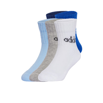 ADIDAS Linear Ankle ถุงเท้าเด็ก (แพ็ค 5 คู่)