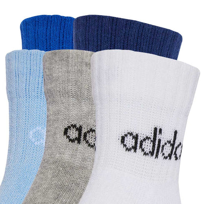 ADIDAS Linear Ankle ถุงเท้าเด็ก (แพ็ค 5 คู่)