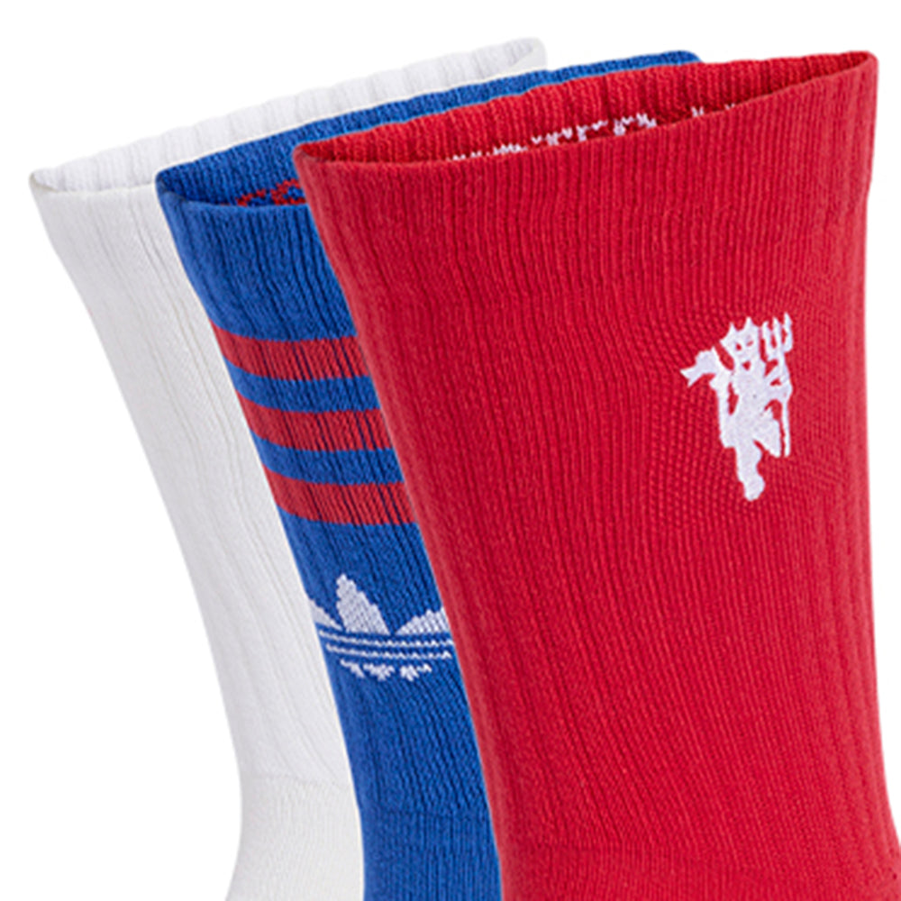 ADIDAS Manchester United Men's Football Socks (3 Pairs) - Supersports Thailand Supersports Thailand