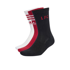 ADIDAS Liverpool FC ถุงเท้าผู้ใหญ่ (แพ๊ค 3 คู่)