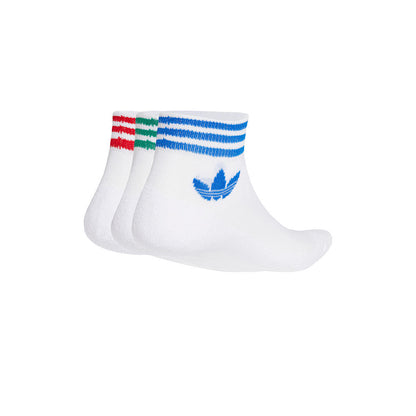 ADIDAS ORIGINALS Island Club Trefoil ถุงเท้าผู้ใหญ่ (แพ็ค 3 คู่)