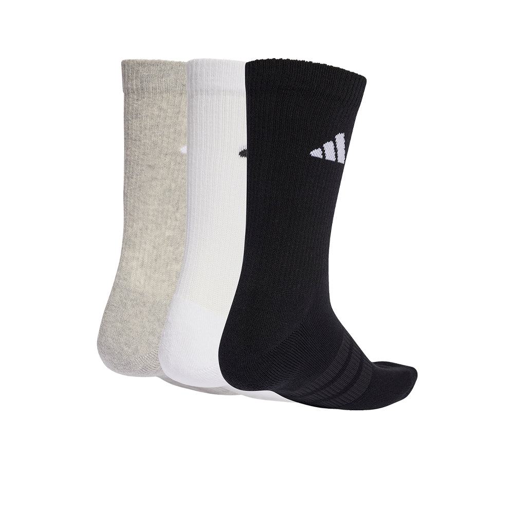 ADIDAS Cushioned Sportswear Crew Unisex Socks (3 Pair Pack) - Supersports Thailand