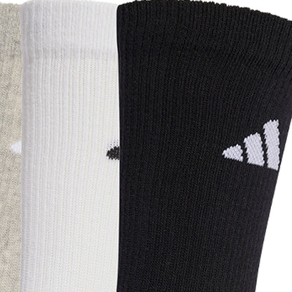 ADIDAS Cushioned Sportswear Crew Unisex Socks (3 Pair Pack) - Supersports Thailand