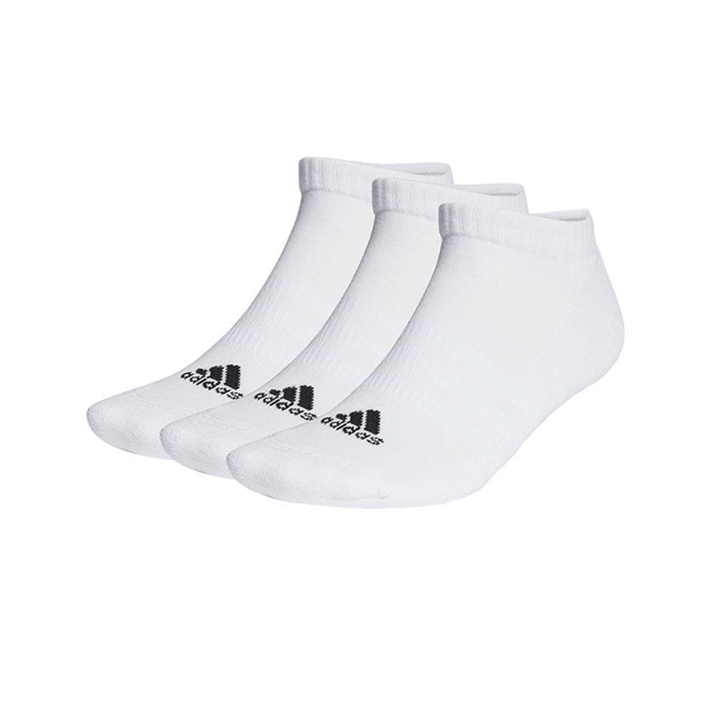 ADIDAS Cushioned Low-Cut ถุงเท้าผู้ชาย (แพ็ค 3 คู่)