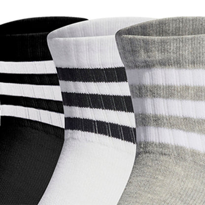 ADIDAS 3-Stripes Cushioned Sportswear Low-Cut Unisex Socks (3 Pairs)