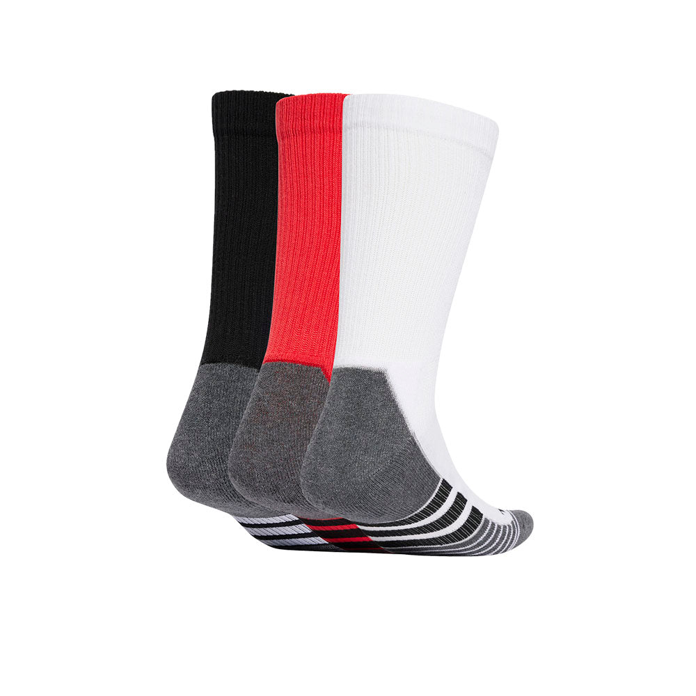 ADIDAS Performance CLIMACOOL Cushioned Crew ถุงเท้าออกกำลังกายผู้ใหญ่ (แพ็ค 3 คู่)