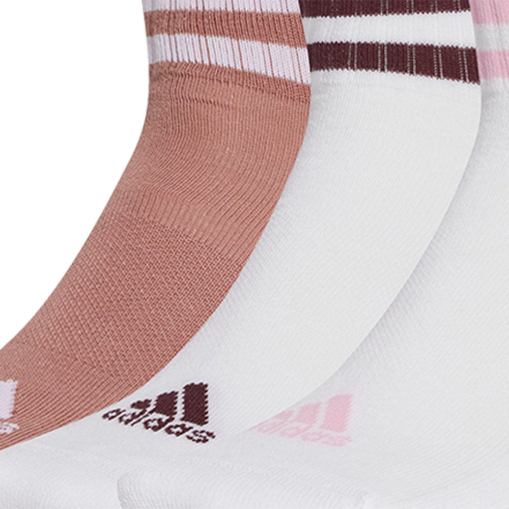ADIDAS 3-Stripes Cushioned Sportswear Low-Cut Unisex Socks (3 Pairs)