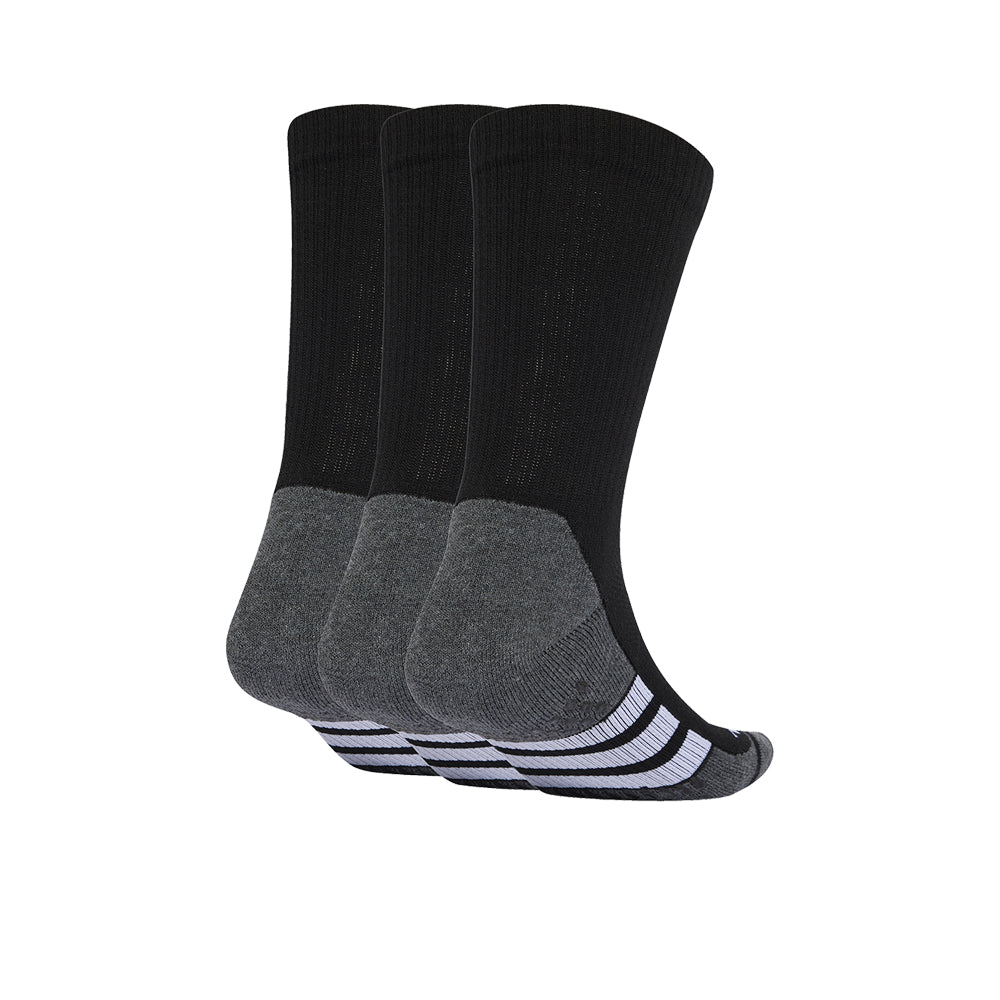 ADIDAS Performance Grip CLIMACOOL Cushioned Crew Unisex Socks (3 Pairs) - Supersports Thailand