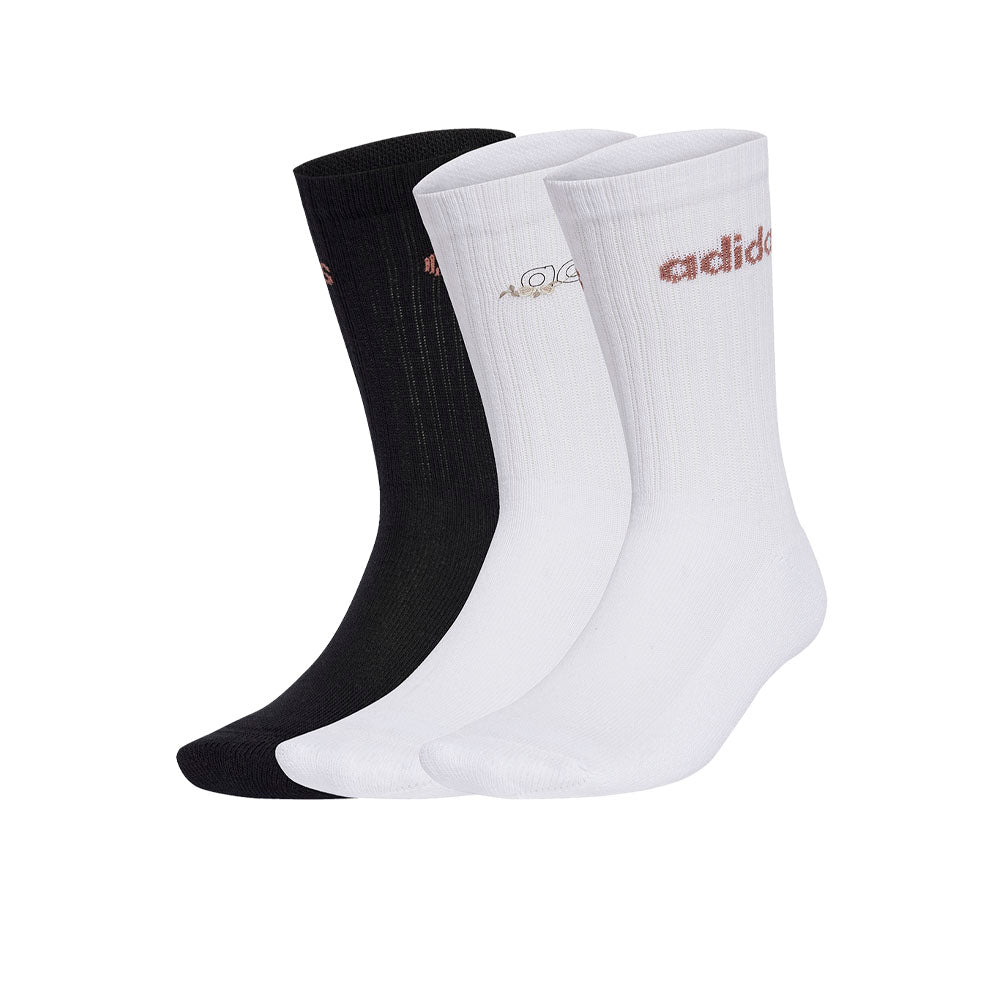 ADIDAS Linear Cushioned Crew Unisex Socks (3 Pairs)