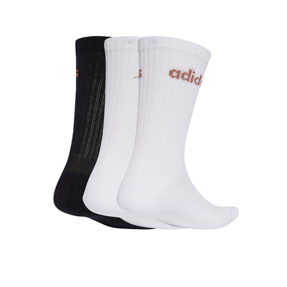 ADIDAS Linear Cushioned Crew Unisex Socks (3 Pairs)