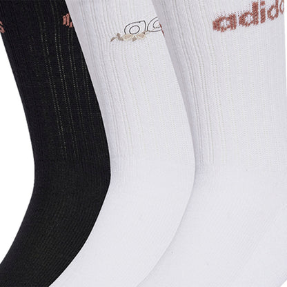 ADIDAS Linear Cushioned Crew Unisex Socks (3 Pairs)