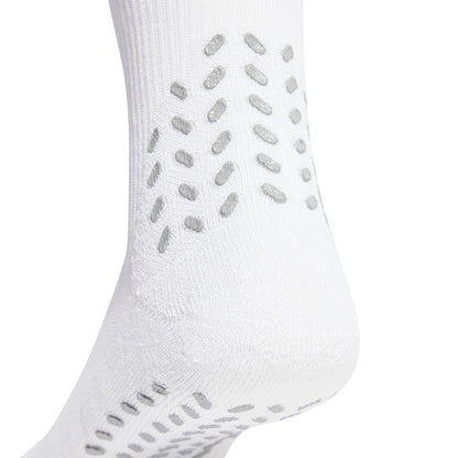 ADIDAS Football GRIP Printed Cushioned Crew Performance ถุงเท้าฟุตบอลผู้ชาย