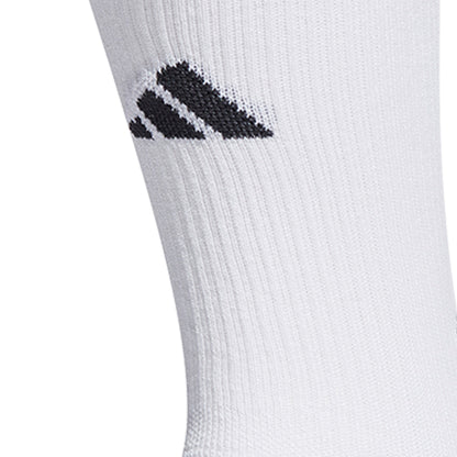 ADIDAS Football GRIP Knitted Crew Cushioned Performance ถุงเท้าฟุตบอลผู้ชาย
