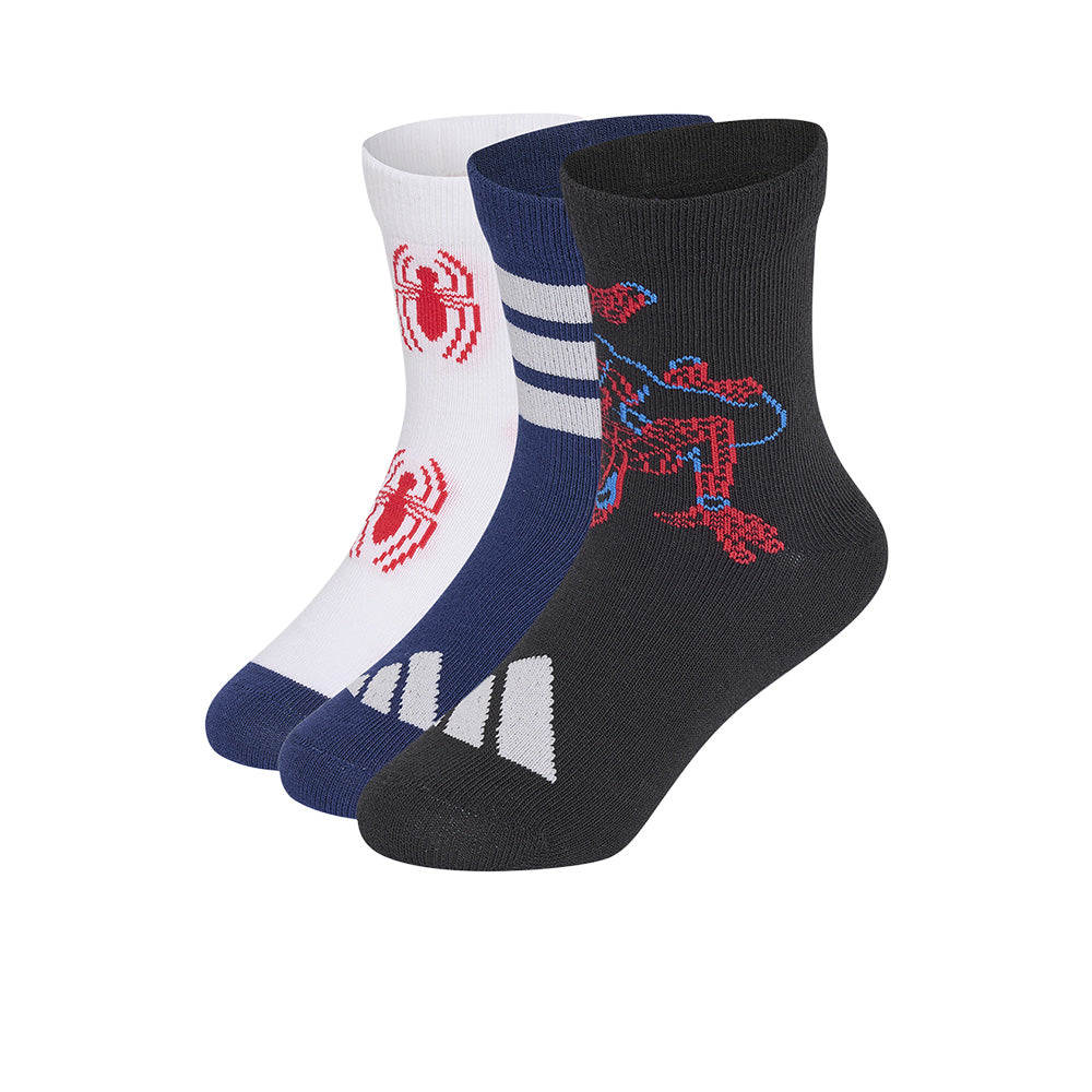 ADIDAS Marvel Spider-Man Kids Socks (3 Pairs) - Supersports Thailand