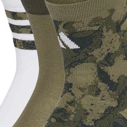 ADIDAS Camo Graphic Kids Socks (3 Pairs) - Supersports Thailand