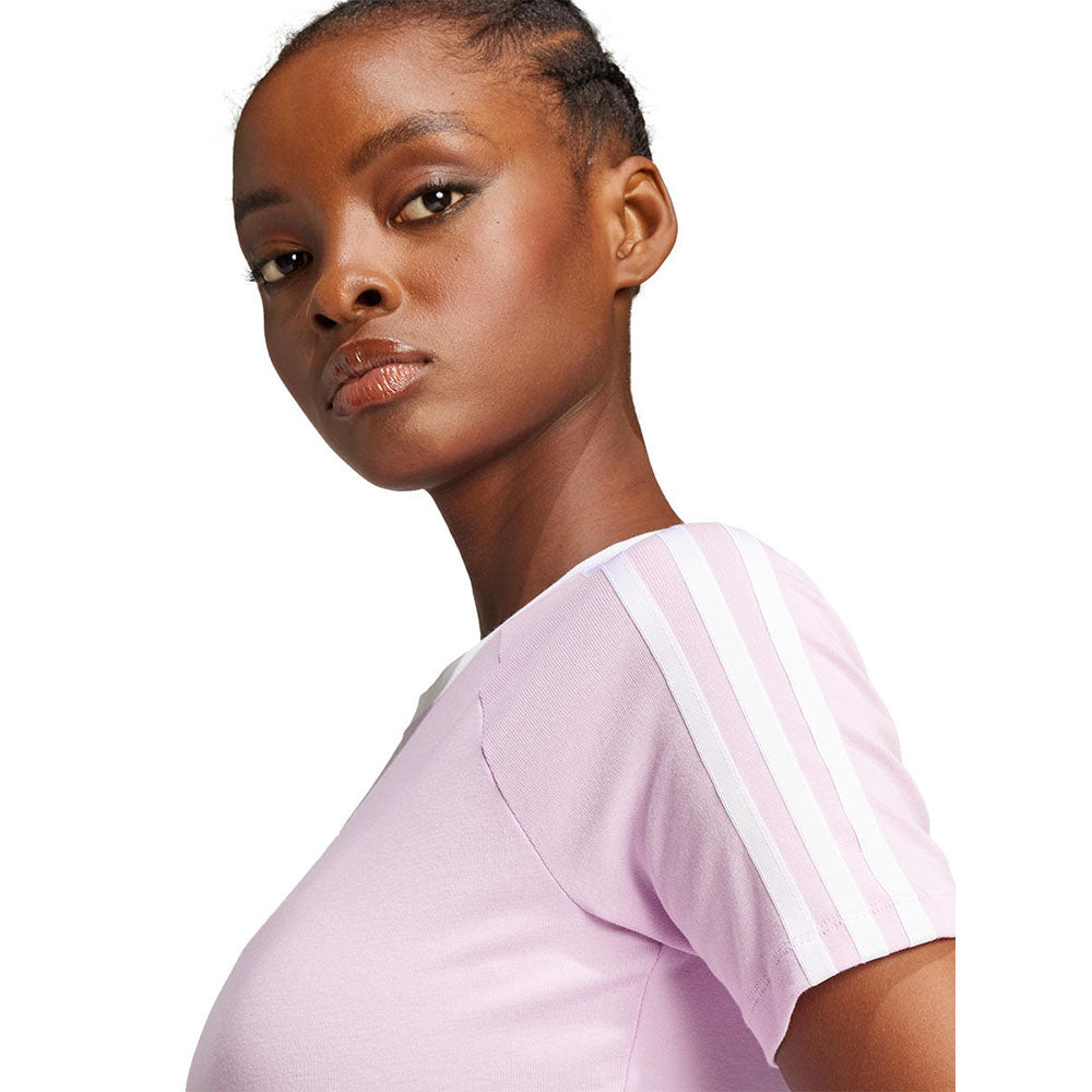 ADIDAS ORIGINALS 3-Stripes Baby Tee Women's T-Shirt