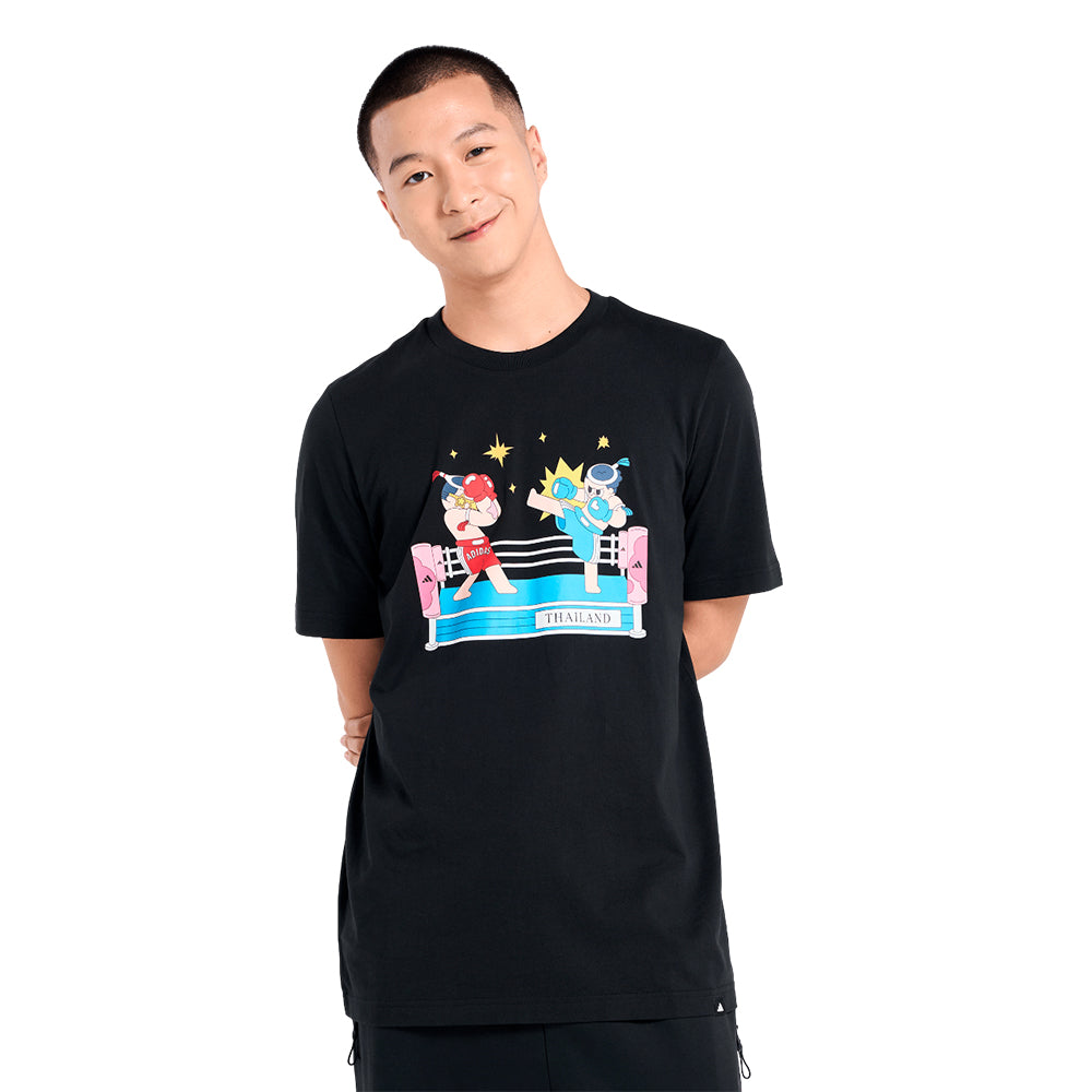 ADIDAS Muay Thai Tee Men's Lifestyle T-Shirt - Supersports Thailand