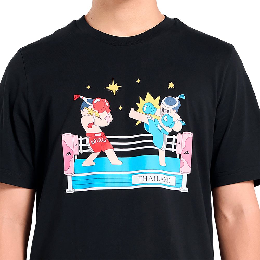 ADIDAS Muay Thai Tee Men's Lifestyle T-Shirt - Supersports Thailand
