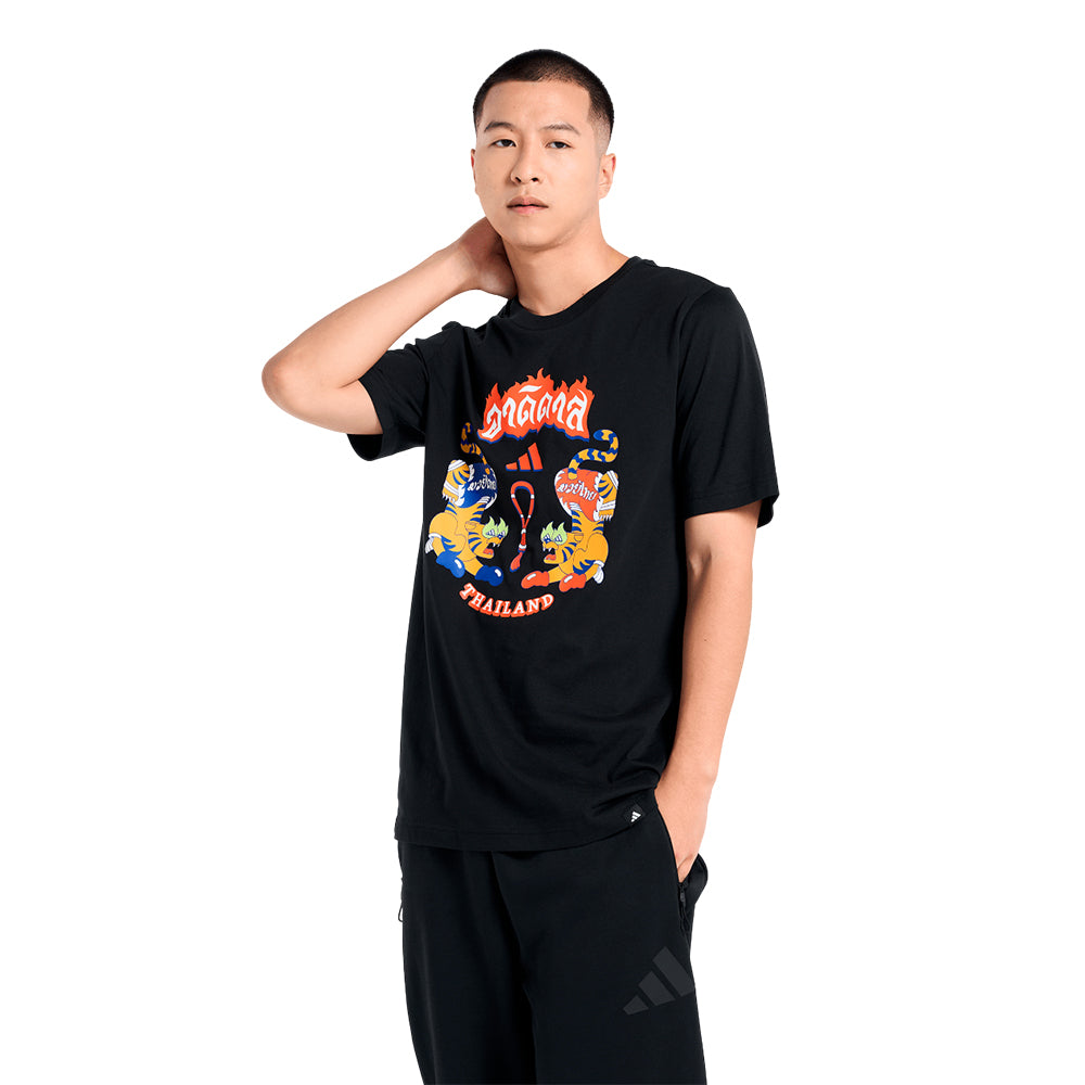 ADIDAS Muay Thai Tigers Tee Men's Lifestyle T-Shirt - Supersports Thailand Supersports Thailand
